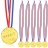 Didiseaon 50 Stuks Medailles Gouden Medailles Met Nekkoord 1. 6 * 1. 4 Winnaarprijzen Voor Prijzen Voor Sportevenementen Tennis Voetbal Sportevenementen