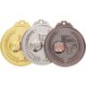 Milisten 3Pcs De Medaille Winnaar Medailles Kids Sport Basketbal Games Kids Tabley Award Medailles Sport Medailles Trofee Medaille Plaats Medaille Zilveren Award Medaille Metalen Medailles