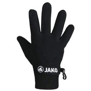 JAKO Fleecehandschoenen, Uniseks-Volwassene, Zwart, 8 JAKO Fleecehandschoenen, Uniseks-Volwassene, Zwart, 8