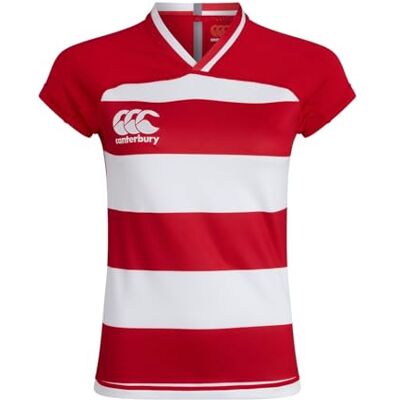 Canterbury vrouwen Vapodri Evader Hooped Rugby Jersey Canterbury vrouwen Vapodri Evader Hooped Rugby Jersey