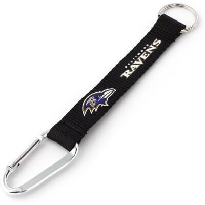aminco NFL Baltimore Ravens karabijnhaak sleutelhanger aminco NFL Baltimore Ravens karabijnhaak sleutelhanger