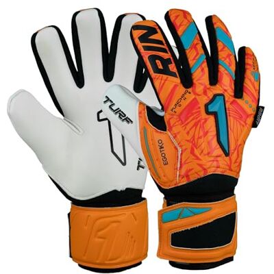 Rinat Egotiko Avengers Turf keepershandschoenen, junior, oranje, maat Rinat Egotiko Avengers Turf keepershandschoenen, junior, oranje, maat