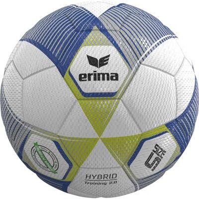 Erima HYBRID Training 2.0 Voetbal (7192601), metallic blauw/zilver/limoen, 5 Erima HYBRID Training 2.0 Voetbal (7192601), metallic blauw/zilver/limoen, 5
