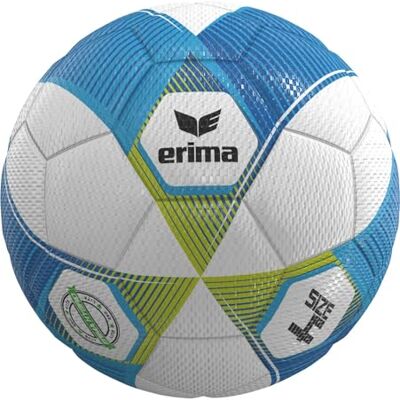 Erima Unisex kinderen Hybrid Lite 290 voetbal (7192607), curacao/groene gekko, 4 Erima Unisex kinderen Hybrid Lite 290 voetbal (7192607), curacao/groene gekko, 4