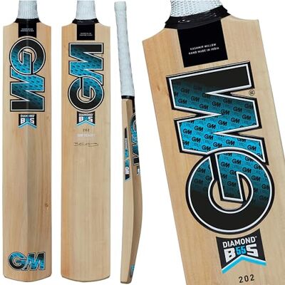 Gunn & Moore GM Cricket Bat Ben Stokes Diamond 202 BS55 Beginner Grade 1 Kashmir Willow Maat 4 Geschikt voor spelers 144-150cm/4' 8" 4' 11 Gunn & Moore GM Cricket Bat Ben Stokes Diamond 202 BS55 Beginner Grade 1 Kashmir Willow Maat 4 Geschikt voor spelers 144-150cm/4' 8" 4' 11
