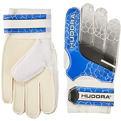HUDORA Keepershandschoenen, gevoerde voetbalhandschoenen voor kinderen en jongeren, maat S/M, keepershandschoenen met schuimrubberen achterkant, voetbalhandschoenen met klittenbandsluiting HUDORA Keepershandschoenen, gevoerde voetbalhandschoenen voor kinderen en jongeren, maat S/M, keepershandschoenen met schuimrubberen achterkant, voetbalhandschoenen met klittenbandsluiting