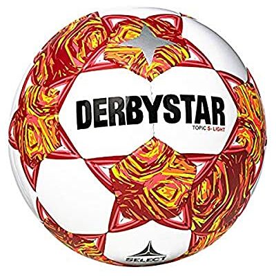 Derbystar Topic S-Light, wit rood geel, 3 Derbystar Topic S-Light, wit rood geel, 3