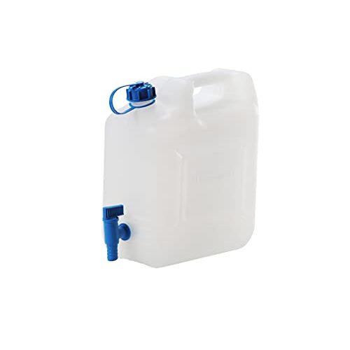 hünersdorff 817500 Eco Waterjerrycan met vaste aftapkraan/waterafvoer, 10 l (met kraan)