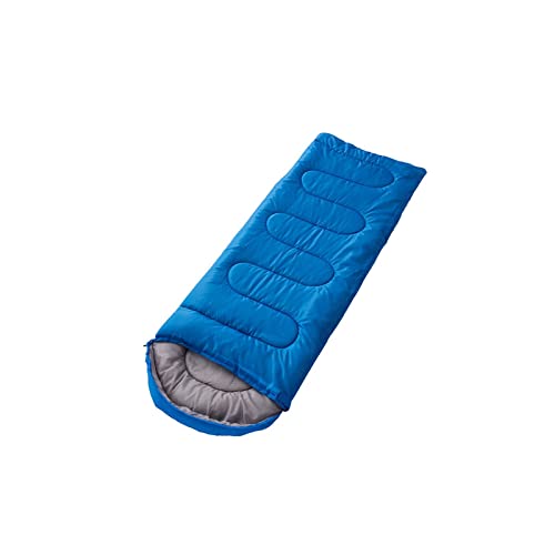 SSWERWEQ Slaapzakken voor volwassenen Slaapzak Ultralight camping waterdichte slaapzakken verdikte winter warm slaapzak volwassen outdoor camping slaapzakken (Color : Mavi)