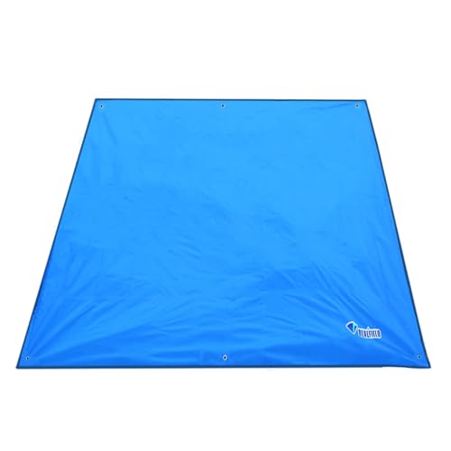 Azarxis Waterdicht tentzeil, dekzeil voor hangmat, tenttapijt, voortenttapijt, voortentvloer voor outdoor, camping, zandstrand (lichtblauw, M 1,8 x 2,2 m)