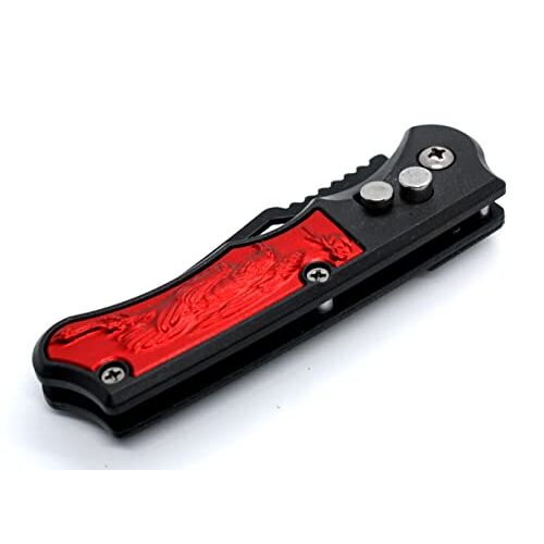Generic Outdoor Survival Pocket Knife, Zakmes (Red Eagle)