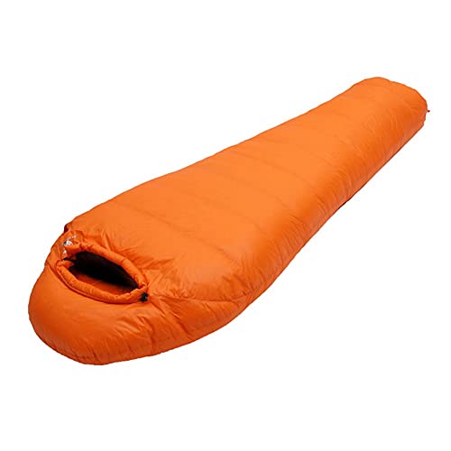 ZJIEDB 4 Seasons Camping Ganzendons Slaapzak, Donzen Slaapzak, Soft Touch, Compressie Stuff Sack