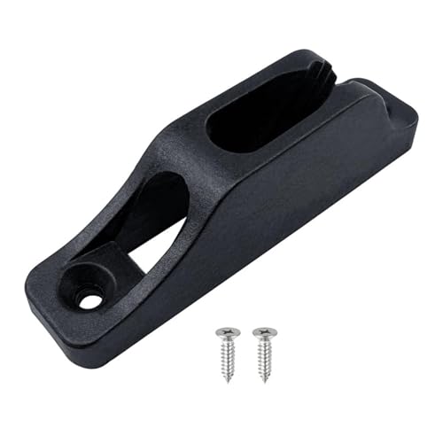 Oshhni Herbruikbare touwklemmen Touwspanner Nylon veilig, zwart Compact 6 mm touwen Koordsloten Touwspanner voor boot buitentent