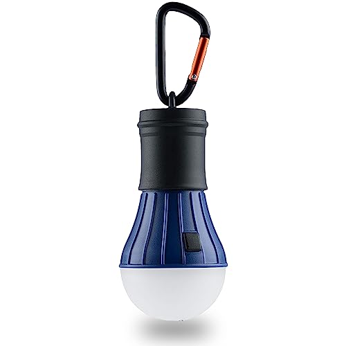 AceCamp ® Led-campinglamp, werkt op batterijen, blauw, 3 AAA batterijen (inclusief), led-hanglamp, camping, outdoor gadget, licht voor tent, campinglamp met batterijen, led-lamp, stroomuitvallamp