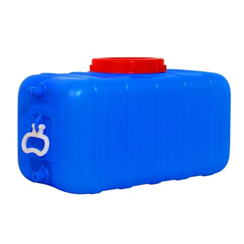 FIXARE Wateropslag Blauwe Multifunctionele Watertank Van 100 Liter,Verdikte Wateropslagtank Van Voedingskwaliteit, Container Buitenvoertuigen,Wateropslagtank Kamperen Kamperen,Overdekte Opslagtanks