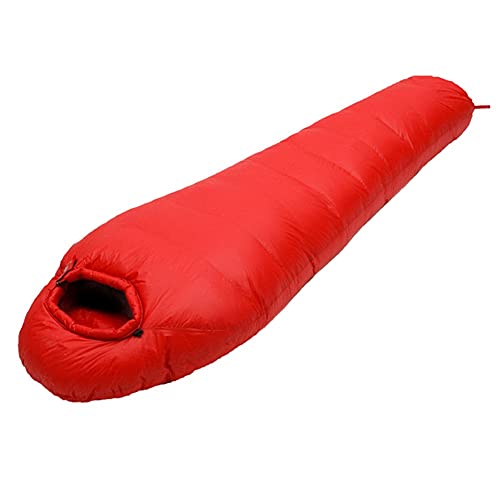 ZJIEDB 4 Seasons Camping Ganzendons Slaapzak, Donzen Slaapzak, Soft Touch, Compressie Stuff Sack