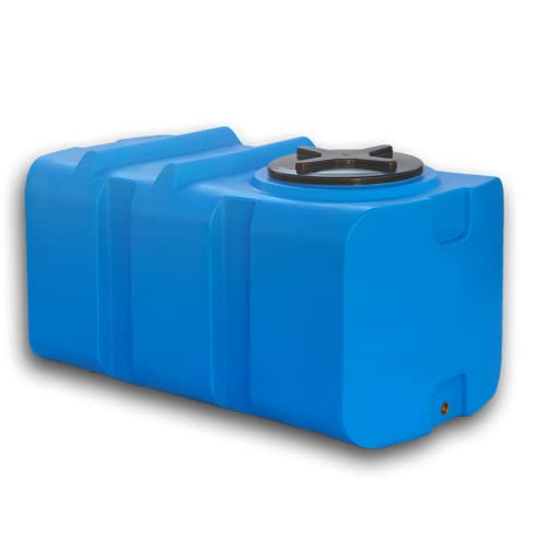 Varile 400L drinkwatertank blauw   BPA-vrij   geïntegreerd 3/4" messing schroefdraad   Made in EU   Voedselveilig