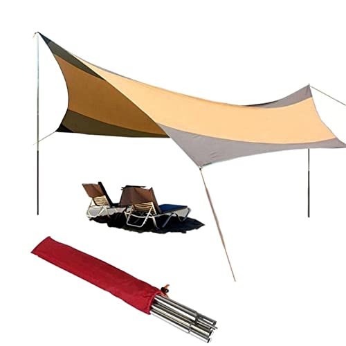 CCAFRET Kampeertent Volledige Set Strand Tent Paraplu Waterdichte Voortent Tent Outdoor Camping Tent Party Vissen Wandelen (Color : 3, Size : ONE SIZE)