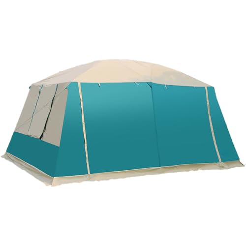 XYMJT Kampeertent voor 8-12 personen, pop-up kampeertent, tenten voor kamperen, backpacktenten met vloermat, Auto One Touch-tent voor buitentent Backpacken Vissen Wandelen (Size : Green)