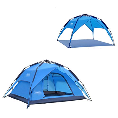 EksMa Tent Volautomatische hydraulische buitentent 2 personen regendicht wild kamperen bergbeklimmen familie dubbele tent waterdichte tenten kampeertenten kleine luifels backpacktenten strandtenten (blauw T