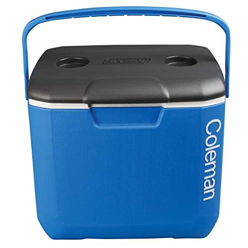 Coleman Koelbox 30QT Performance Cooler, capaciteit van 28 liter, grote hoogwaardige koelbox, koelbox voor drankjes, blauw