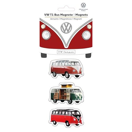 BRISA VW Collection Volkswagen T1 Bus Transporter Magneet 3-pc Set Camper
