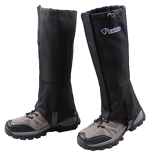 Azarxis Waterdichte slobkousen voor wandelen, sneeuw, outdoor, klimmen, dames en heren, zwart, S