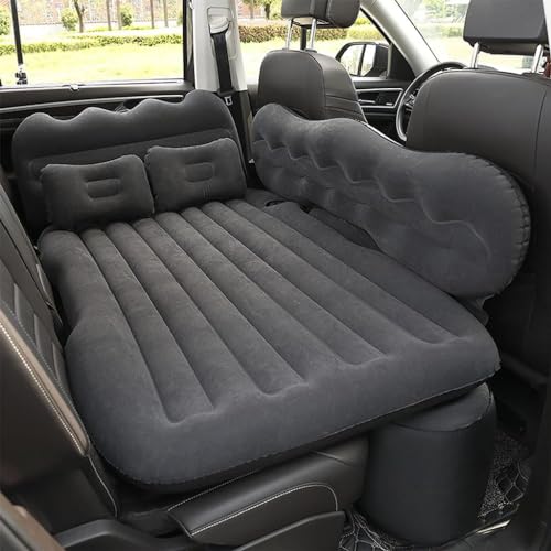 FFOCUS Auto Opblaasbare Luchtmatras voor VW Jetta VA3 VS5 VS7 ID3 ID4 ID6,Opblaasbare Auto Bed Verdikte Opblaasbare Bed Outdoor Reizen Camping Slaapmatje,C_black