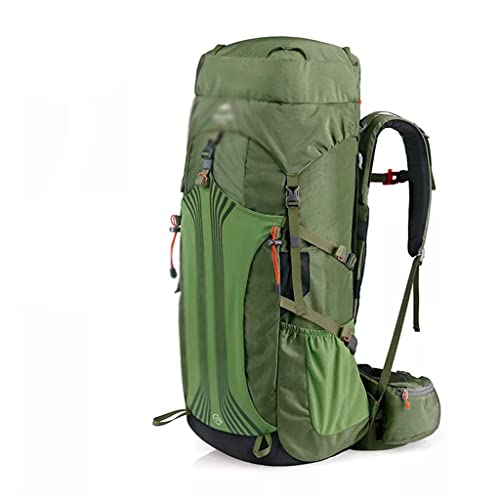 BONOOL 55L 65L Camping Wandelrugzak Outdoor Reisrugzak met Ophangsysteem Bergbeklimmen Tas (Kleur: Zwart, Maat: 55L)