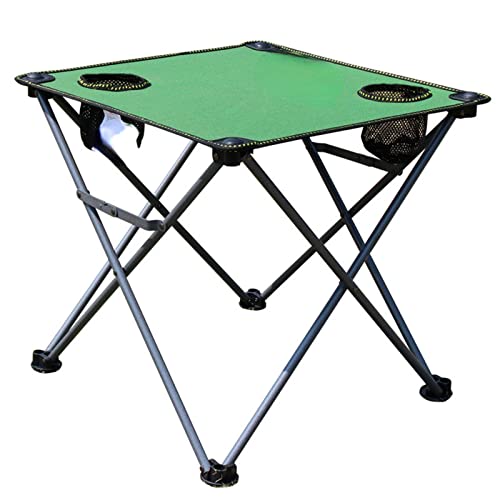 Suuim Kamptafel Outdoor Mini Klaptafel Barbecue Picknicktafel Draagbare Klaptafel en Stoel Casual Tafel Camping Stall (Kleur: Groen) (Groen)