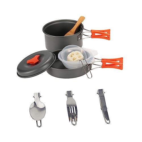 GANAZONO 1 Set Outdoor Camping Pot Camping Kookgerei Camping Accessoires Picknick Kookgerei Kit Camping Pannen Outdoor Kookbenodigdheden Camping Kookpot Camping Kookgereedschap