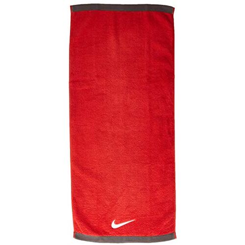 NIKE Fundamentele handdoek, Medium, Sport Rood/Wit