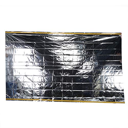 01 02 015 Buitentent, Noodtent Zilver Reflecterend 59,0 X 94,4 inch Draagbaar en lichtgewicht voor Ourisme en rampen voor veldverkenningsonderzoek