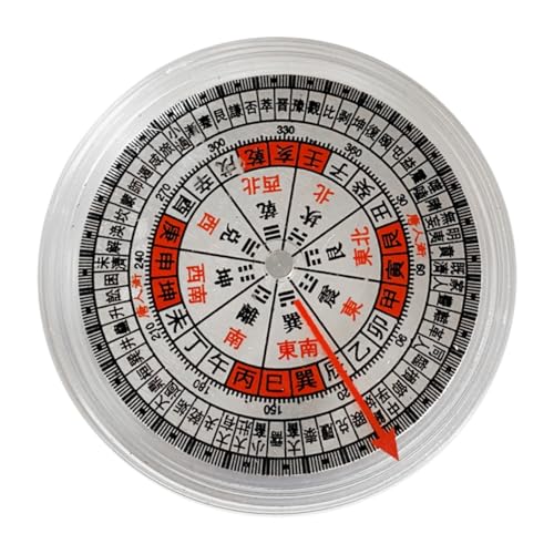 MAGICLULU Outdoor Reiskompas kompas compass Chinese kunst compas geocaching-accessoires chinees pannetje fengshui-tool lo pan feng shui buitenshuis Acryl drie yuan