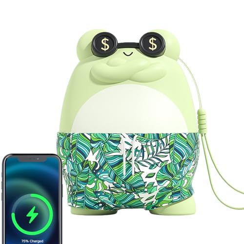 Jomewory Verwarmende zakverwarmer   Elektrische handverwarmer Frog Handverwarmer Oplaadbare zakhandverwarmer voor recreatiewoningen, slaapkamers