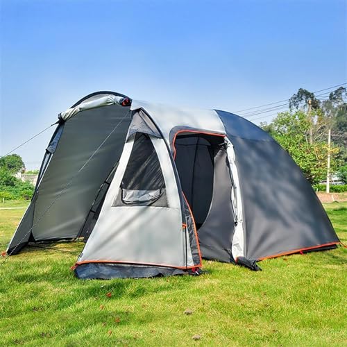 VejiA Tenten Outdoor Camping Wandeltenten voor aparte dubbellaagse gezinsreizen 1 slaapkamer 1 woonkamer Zonnebrandcrème Waterdichte tent