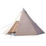 LIFENGFF Outdoor tent, ultralichte campingtent, piramide familietent voor backpacking, kamperen, wandelen, bushcraft, reizen, wintercamping