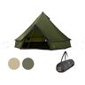 Canyon Indiana 8 Ronde tent voor 8 personen, familietent, groepstent, piramidetent, tipi, Capulet Olive (groen)