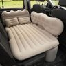 CPARTS Auto opblaasbaar matras voor Porsche Taycan, luchtbedkussen draagbare accessoires,Beige