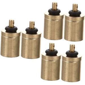 BESPORTBLE 6 Stuks Vlak gastankmondstuk miniatuur gasfles converter mondstukken voor gasflessen camping accessoires draagbaar fornuis draagbare kacheladapter propaangas mondstuk