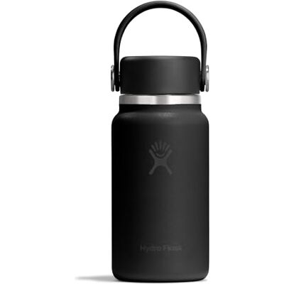 Hydro Flask – Micro Hydro 200 ml (6.7 oz) Lekdichte, Geïsoleerde Mini Flask met Clip-On Band – Koud & Warm tot 7 Uur – Compact & Duurzaam – Black Hydro Flask – Micro Hydro 200 ml (6.7 oz) Lekdichte, Geïsoleerde Mini Flask met Clip-On Band – Koud & Warm tot 7 Uur – Compact & Duurzaam – Black