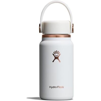 Hydro Flask – Micro Hydro 200 ml (6.7 oz) – Lekdichte, Geïsoleerde Mini Flask met Clip-On Band – Koud & Warm tot 7 Uur – Compact & Duurzaam – Chalk White Hydro Flask – Micro Hydro 200 ml (6.7 oz) – Lekdichte, Geïsoleerde Mini Flask met Clip-On Band – Koud & Warm tot 7 Uur – Compact & Duurzaam – Chalk White
