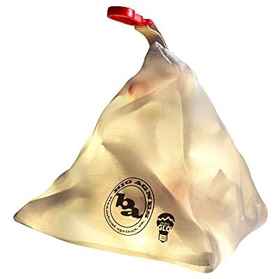 BIG AGNES mtnGLO Tent en Kamp Licht, Wit 254 cm LED-lichtbundel met lantaarnkast, aanpasbare lichtmodi en USB- of AAA-batterijvoeding BIG AGNES mtnGLO Tent en Kamp Licht, Wit 254 cm LED-lichtbundel met lantaarnkast, aanpasbare lichtmodi en USB- of AAA-batterijvoeding