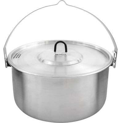 Tatonka Kettle II (2,5/4 L) outdoor kookpan van roestvrij staal met schaalverdeling en inclusief deksel met zeeffunctie 2,5/4 liter volume Tatonka Kettle II (2,5/4 L) outdoor kookpan van roestvrij staal met schaalverdeling en inclusief deksel met zeeffunctie 2,5/4 liter volume