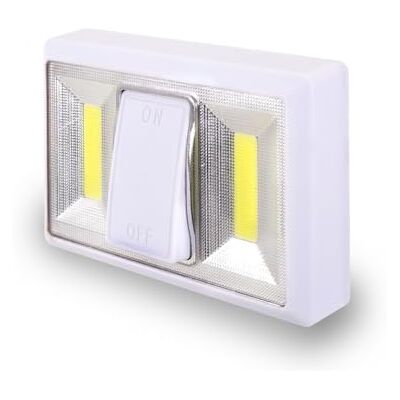 Velamp LOVING: LED-schakelaar op batterijen (inbegrepen!). Wit Velamp LOVING: LED-schakelaar op batterijen (inbegrepen!). Wit