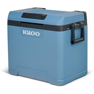 Igloo IP42 passieve koelbox, 42 l, ijsblauwe thermobox, ijsbox voor camping en vrije tijd, festivals en evenementen, dagelijks gebruik en beroep Igloo IP42 passieve koelbox, 42 l, ijsblauwe thermobox, ijsbox voor camping en vrije tijd, festivals en evenementen, dagelijks gebruik en beroep