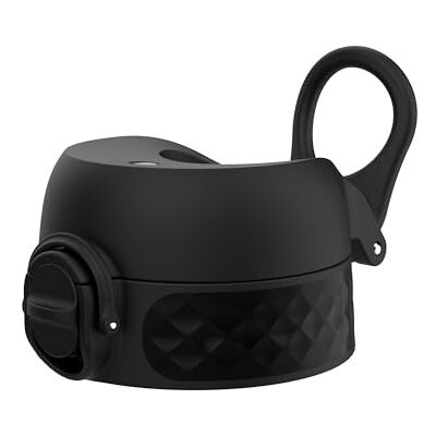 Ion8 Lekvrij OneTouch vervangdeksel, Groot, Zwart Lekvrij, Makkelijk te openen, Veilige sluiting, Vaatwasserbestendig, Hygiënische flipcover, Makkelijk schoon te maken Ion8 Lekvrij OneTouch vervangdeksel, Groot, Zwart Lekvrij, Makkelijk te openen, Veilige sluiting, Vaatwasserbestendig, Hygiënische flipcover, Makkelijk schoon te maken
