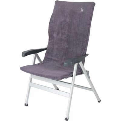 Bo-Camp Stoelhoes M Universeel Gepolsterde badstof Grijs Bo-Camp Stoelhoes M Universeel Gepolsterde badstof Grijs
