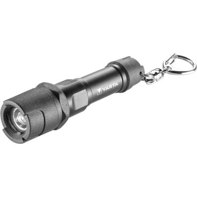 Varta 16701 Indestructible Key Chain zaklamp (incl. 1 Longlife Power AAA batterij, sleutelhanger, krasvast en spatwaterdicht), zwart Varta 16701 Indestructible Key Chain zaklamp (incl. 1 Longlife Power AAA batterij, sleutelhanger, krasvast en spatwaterdicht), zwart