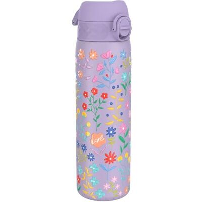 Ion8 Lichtgewicht Stalen Kinderwaterfles, 400 ml/13 oz, Zonder Isolatie, Lekvrij, Makkelijk te Openen, Veilige Vergrendeling, Vaatwasserbestendig, Flipdop, Draaggreep, Duurzaam, Lichte Bloemetjes Ion8 Lichtgewicht Stalen Kinderwaterfles, 400 ml/13 oz, Zonder Isolatie, Lekvrij, Makkelijk te Openen, Veilige Vergrendeling, Vaatwasserbestendig, Flipdop, Draaggreep, Duurzaam, Lichte Bloemetjes
